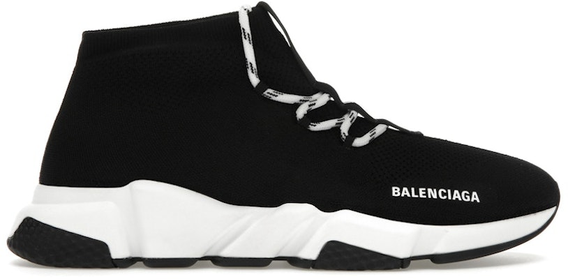 Balenciaga Speed Lace Up Trainer 'Black White' 560235 W1HP0 1000 Buy Balenciaga Speed Lace Up Trainer 'Black White' 560235 W1HP0 1000