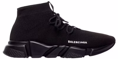 Balenciaga Speed Lace Up Trainer 'Knitted Black' 587289-W1701-1013 Balenciaga Speed Lace Up Trainer 'Knitted Black' 587289-W1701-1013