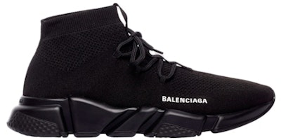 Balenciaga Speed Lace Up Trainer 'Knitted Black' 587289-W1701-1013 Balenciaga Speed Lace Up Trainer 'Knitted Black' 587289-W1701-1013