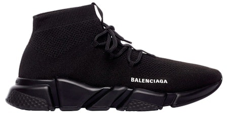 balenciaga-speed-lace-up-trainer-knitted-black