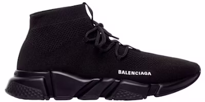 Balenciaga Speed Lace Up Trainer 'Knitted Black' 587289-W1701-1013 Balenciaga Speed Lace Up Trainer 'Knitted Black' 587289-W1701-1013