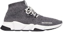Order Balenciaga Speed Lace Up Trainer 'Hitam Putih' 587289-W15A1-1020