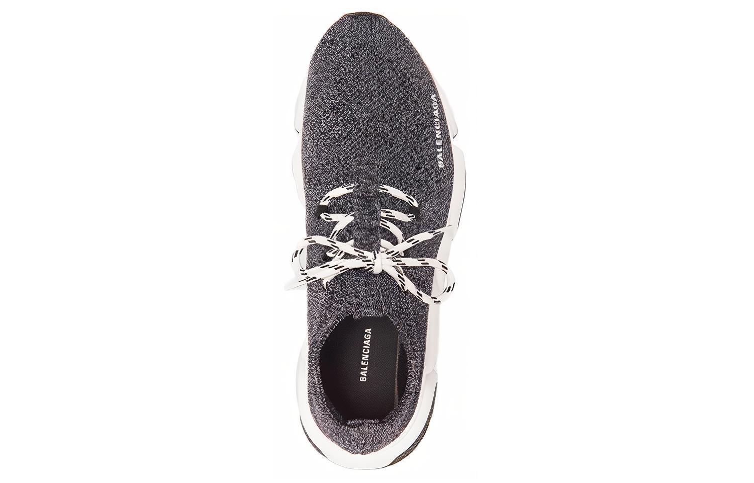 Lookbook Balenciaga Speed Lace Up Trainer ''Zwart Wit'' 587289-W15A1-1020