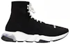 Order Balenciaga Speed Lace Up Trainer Hoog ''Zwart Clear'' 617255-W05GG-1010