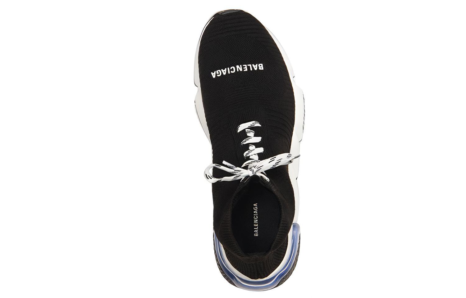 Lookbook Balenciaga Speed Lace Up Trainer Hoog ''Zwart Clear'' 617255-W05GG-1010