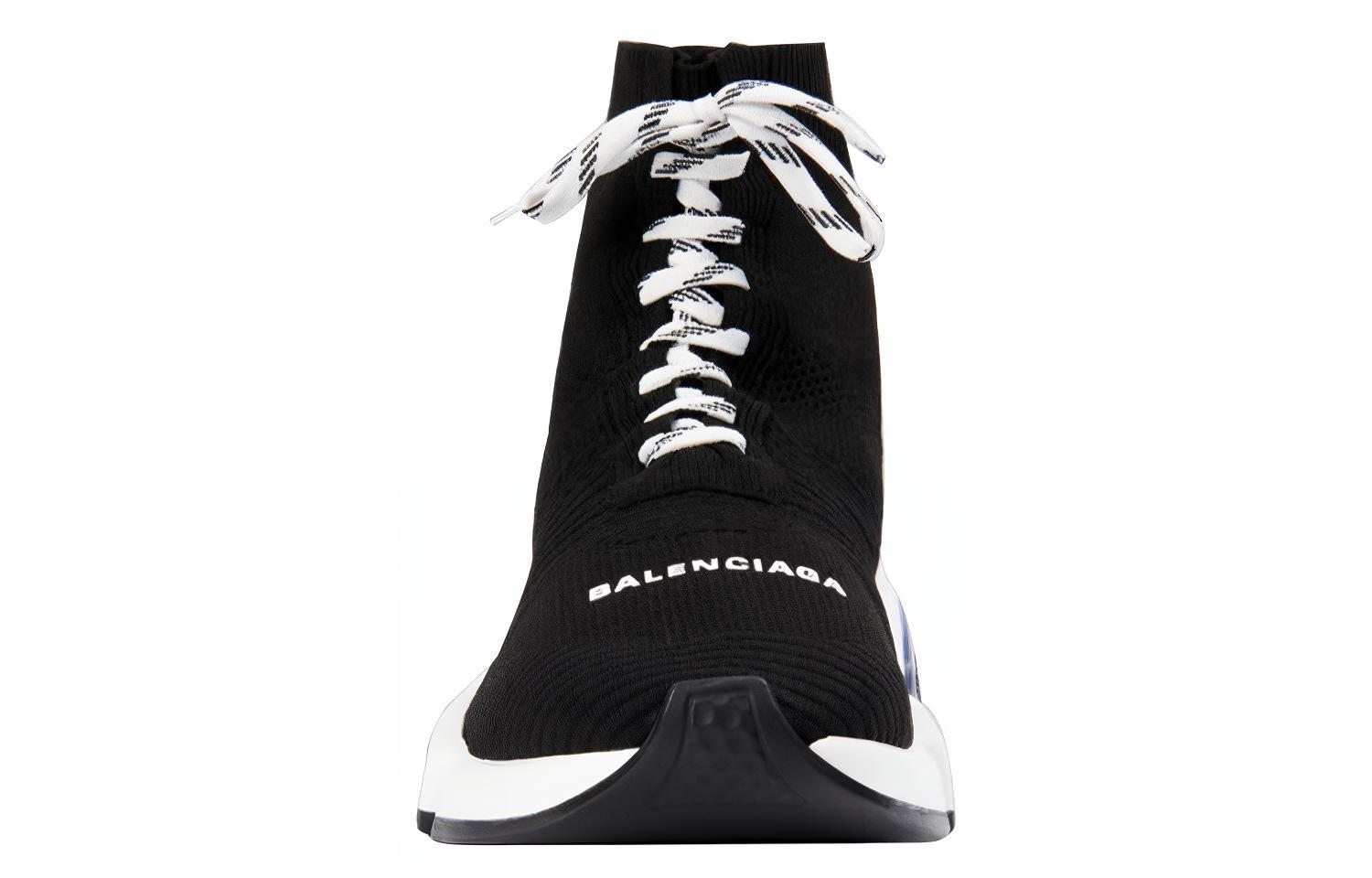 Shop Balenciaga Speed Lace Up Trainer Hoog ''Zwart Clear'' 617255-W05GG-1010
