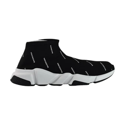 Balenciaga Speed Low 'All Over Print - Black White'