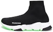 Buy バレンシアガ スピード スニーカー "ブラック蛍光グリーン" 645056-W2DB9-1073