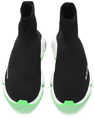 バレンシアガ スピード スニーカー "ブラック蛍光グリーン" 645056-W2DB9-1073 Lookbook バレンシアガ スピード スニーカー "ブラック蛍光グリーン" 645056-W2DB9-1073