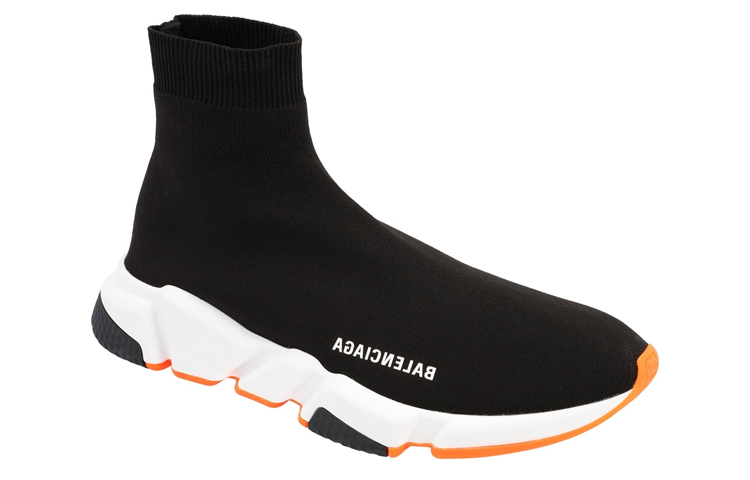Balenciaga Speed Sneaker 'Black Fluo Orange' 圖 4