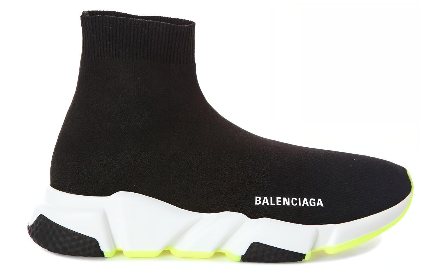 Balenciaga Speed Sneaker 'Black Fluo Yellow' 圖 2