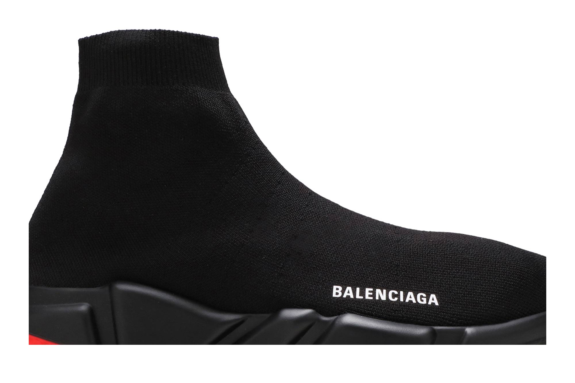 Balenciaga Speed Sneaker 'Black Red' 圖 2