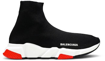 Balenciaga Speed Sneaker 'Black Red' 506335W05G01000/587286W17211019 Balenciaga Speed Sneaker 'Black Red' 506335W05G01000/587286W17211019