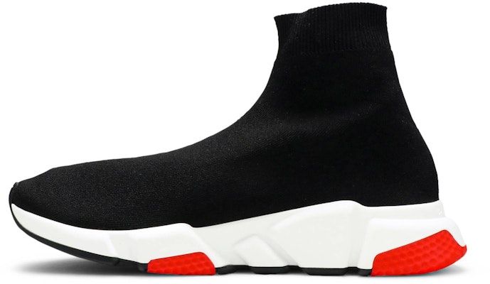 Balenciaga Speed Sneaker 'Black Red' 506335W05G01000/587286W17211019 Lookbook Balenciaga Speed Sneaker 'Black Red' 506335W05G01000/587286W17211019