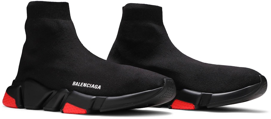 Buy Balenciaga Speed Sneaker Black Red 645056 W2DB4 1160 Novelship