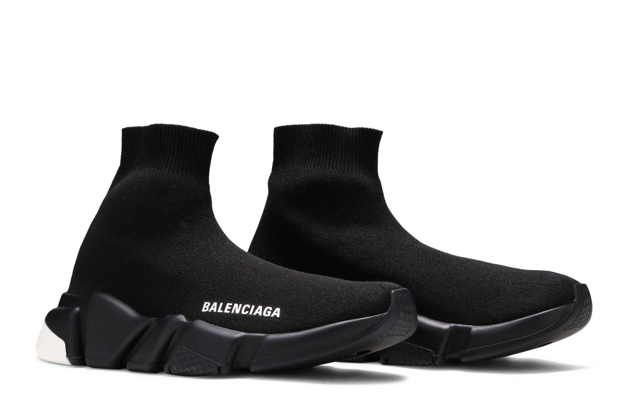 (W) Balenciaga Speed Sneaker 'Black White' 圖 8