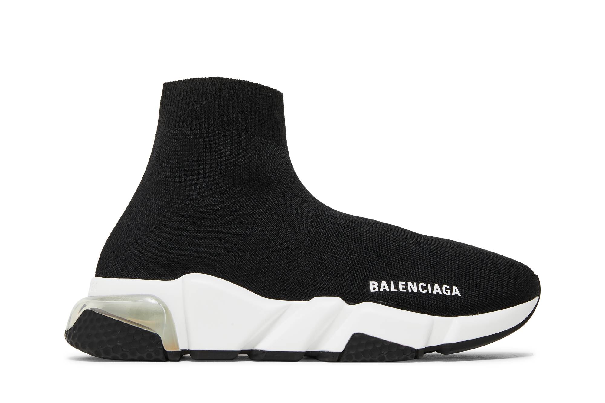 (Women) Balenciaga Speed Sneaker 'Clear Sole - Black'  607543-W2DB6-1010