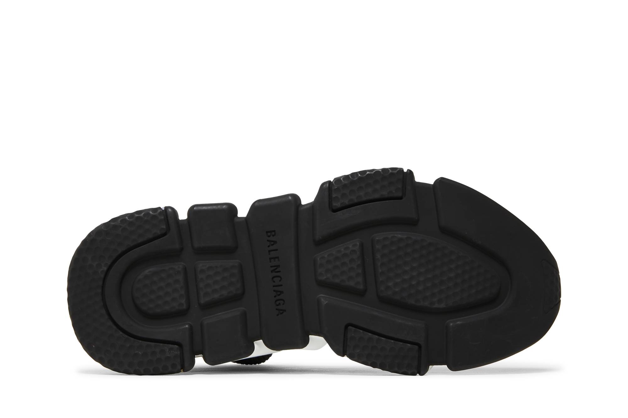 Shop (W) Balenciaga Speed Sneaker 'Clear Sole - Hitam' 607543-W2DB6-1010