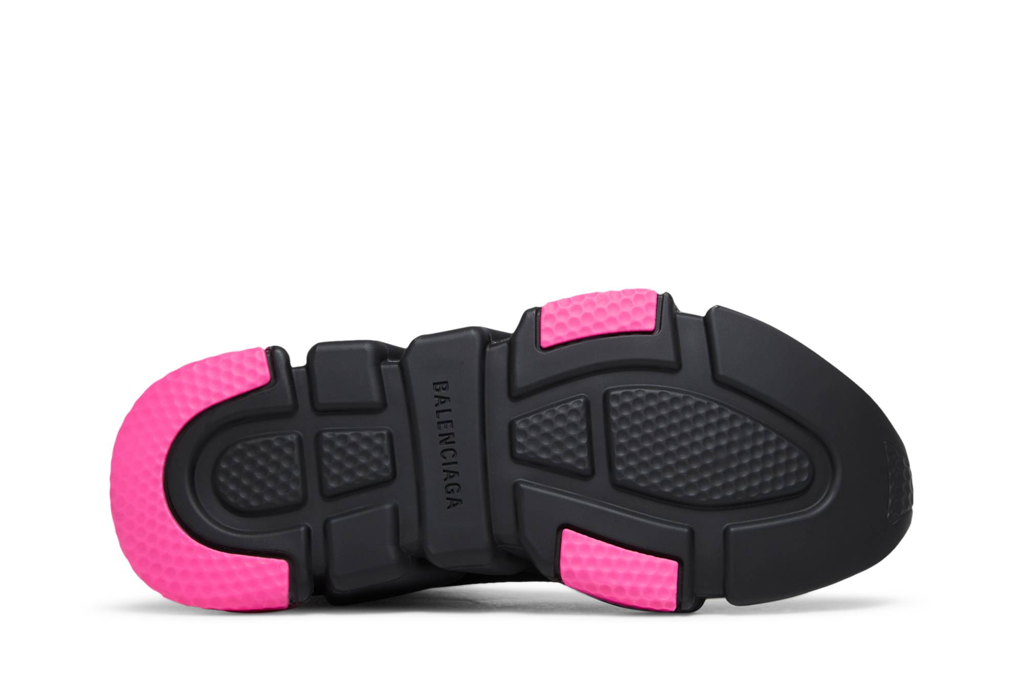 (W) Balenciaga Speed Sneaker 'Clear Sole - Black Fluo Pink' 圖 4