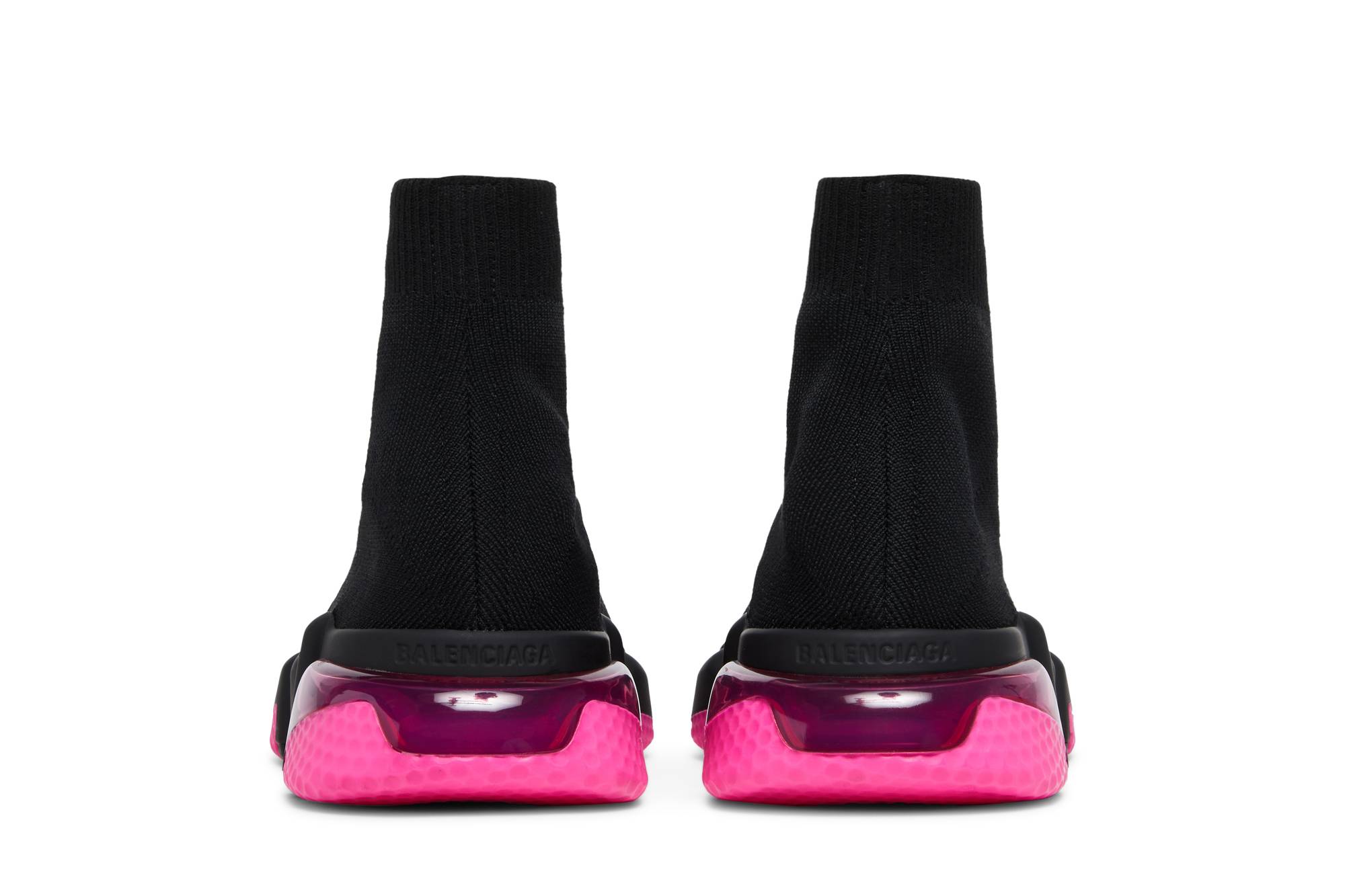 (W) Balenciaga Speed Sneaker 'Clear Sole - Black Fluo Pink' 圖 6