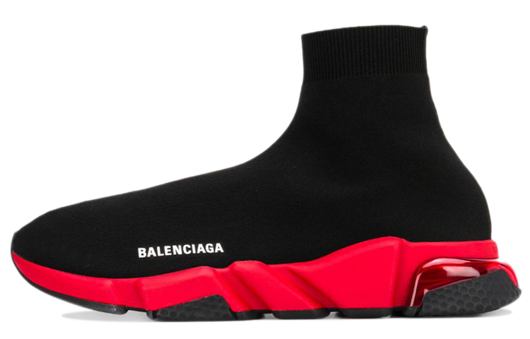 Buy 巴黎世家 Speed 防滑耐磨 時尚運動鞋 黑紅色