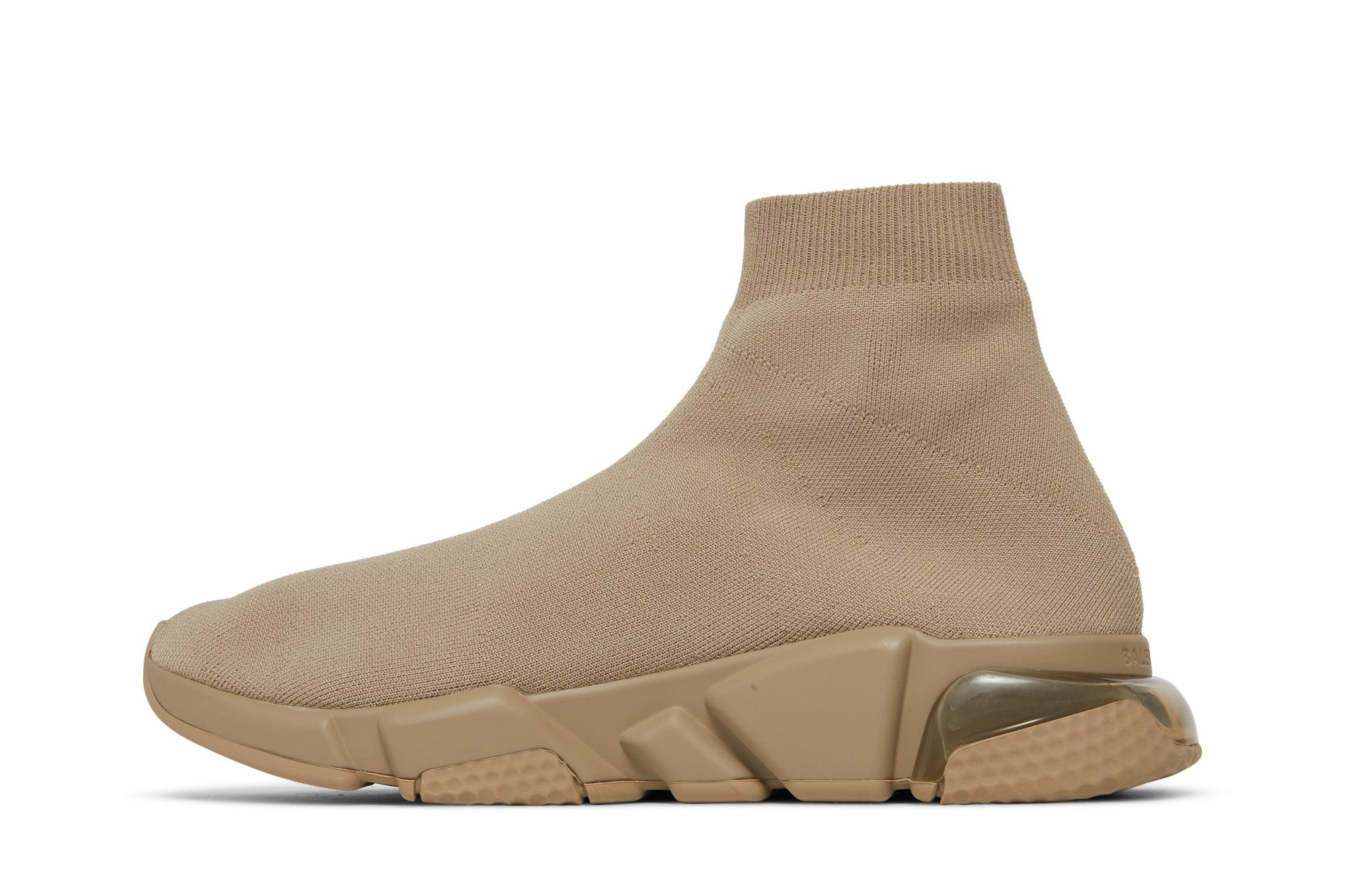 Lookbook Balenciaga Speed Sneaker 'Clearsole - Beige' Sepatu Sneakers Beige 607544-W2DBL-2900