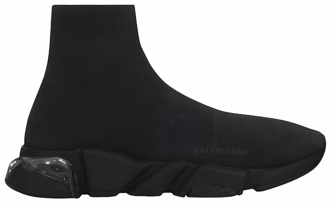 巴黎世家 Speed 透明鞋底 時尚運動鞋 黑 Order 巴黎世家 Speed 透明鞋底 時尚運動鞋 黑