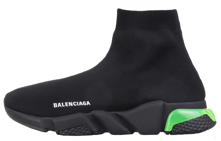 Balenciaga Speed Sneaker 'Clearsole - Black Fluo Yellow'