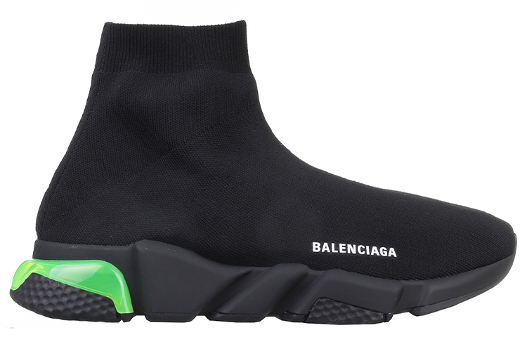 Balenciaga Speed Sneaker 'Clearsole - Black Fluo Yellow' 圖 2