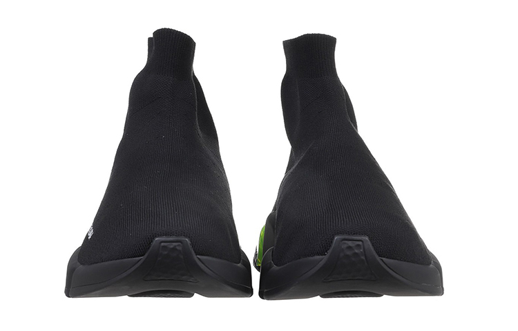 Shop Balenciaga Speed Sneaker ''Clearsole - Schwarz Fluo Gelb'' 607544-W2DBL-1171