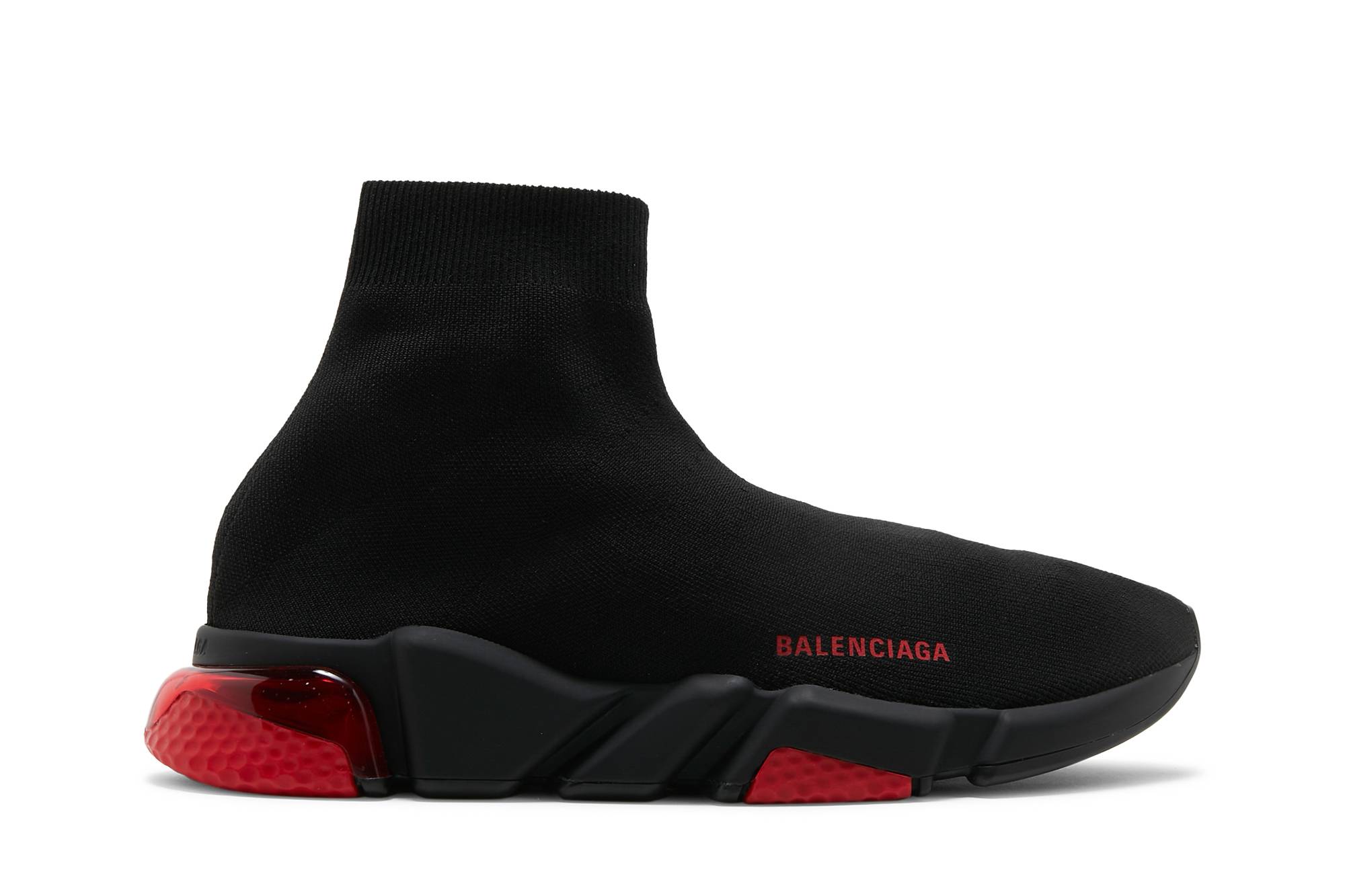 Balenciaga Speed Sneaker 'Clearsole - Black Red'