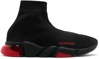 Balenciaga Speed Sneaker 'Clearsole - Black Red' 607544W05GH1061-/-607544W2DI11016 Balenciaga Speed Sneaker 'Clearsole - Black Red' 607544W05GH1061-/-607544W2DI11016