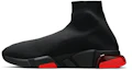 Lookbook Balenciaga Speed Sneaker ''Semelle Transparente - Noir Rouge'' 607544W05GH1061