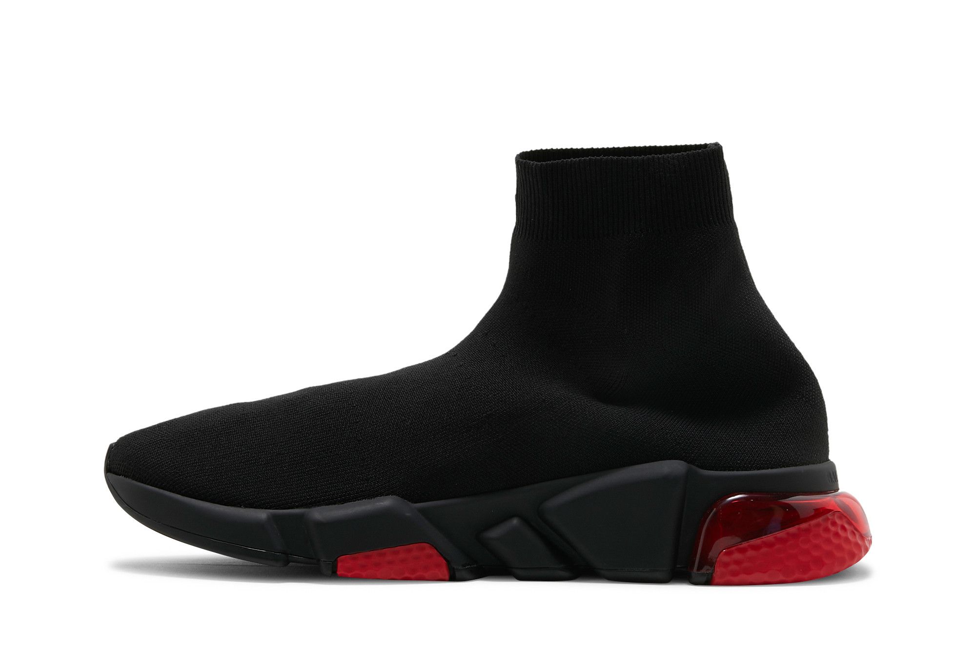 Lookbook Balenciaga Speed Sneaker ''Clearsole - Schwarz Rot'' 607544W05GH1061-/-607544W2DI11016