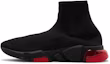 Lookbook Balenciaga Speed Sneaker ''Clearsole - Schwarz Rot'' 607544W05GH1061-/-607544W2DI11016