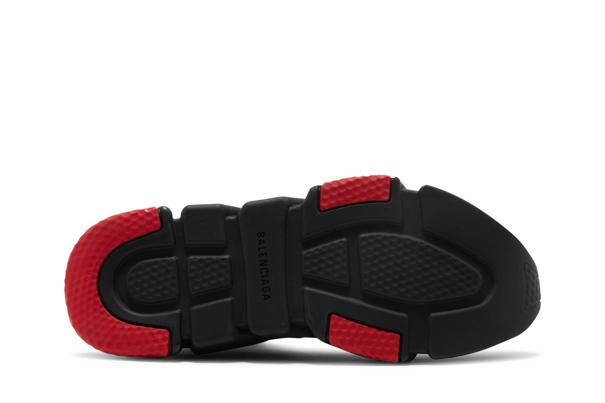 Balenciaga Speed Sneaker 'Clearsole - Black Red' 圖 4