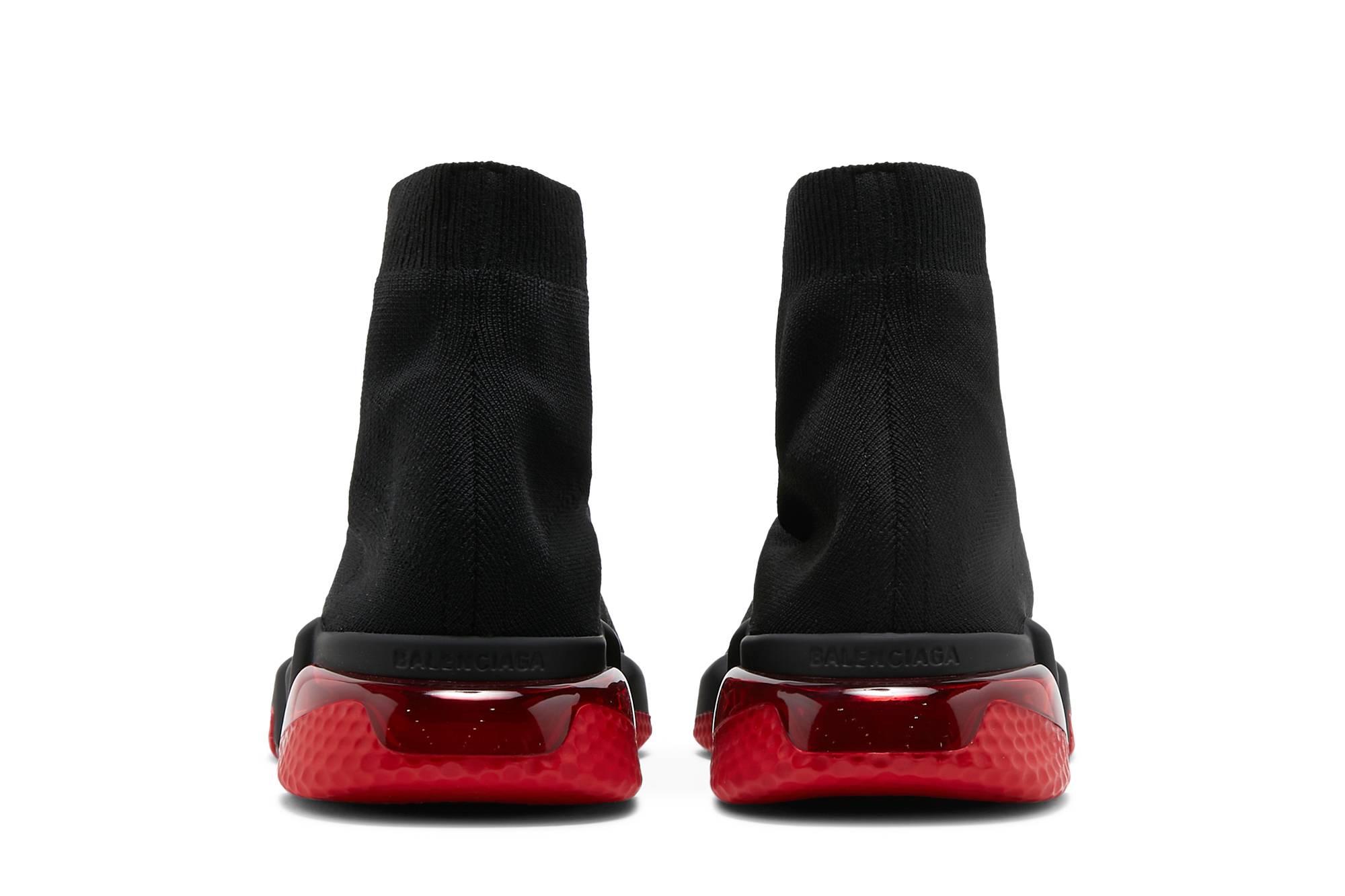 Balenciaga Speed Sneaker 'Clearsole - Black Red' 圖 6