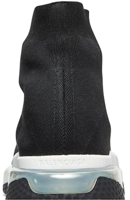 발렌시아가 스피드 스니커즈 '클리어솔 - 블랙 화이트' 607544W05GG1010/607544W2DB61010 Sizing 발렌시아가 스피드 스니커즈 '클리어솔 - 블랙 화이트' 607544W05GG1010/607544W2DB61010
