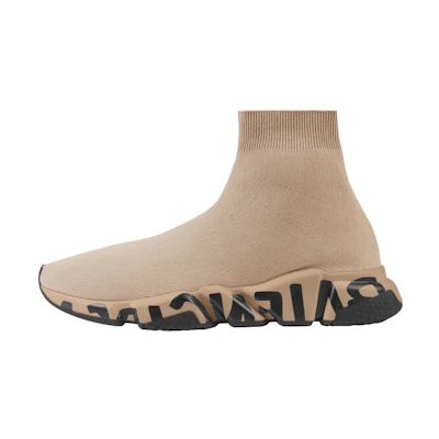 Balenciaga Speed Sneaker 'Midsole Graffiti - Beige Black'