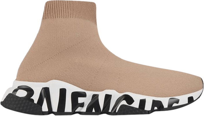 Balenciaga Speed Sneaker 'Graffiti Suela Media - Beige' 645334-W2DB7-9791 Buy Balenciaga Speed Sneaker 'Graffiti Suela Media - Beige' 645334-W2DB7-9791