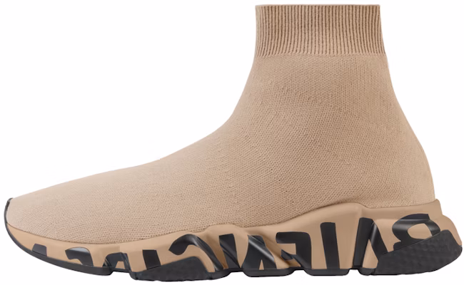 Balenciaga Speed Sneaker 'Midsole Graffiti - Beige Hitam' 645334W2DB79710 Buy Balenciaga Speed Sneaker 'Midsole Graffiti - Beige Hitam' 645334W2DB79710