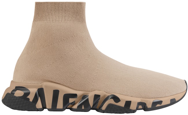 Balenciaga Speed Sneaker 'Midsole Graffiti - Beige Hitam' 645334W2DB79710 Order Balenciaga Speed Sneaker 'Midsole Graffiti - Beige Hitam' 645334W2DB79710