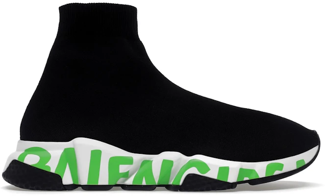 Balenciaga Speed Sneaker ''Graffiti Semelle - Noir Vert'' 645334-W2DBN-1935 Buy Balenciaga Speed Sneaker ''Graffiti Semelle - Noir Vert'' 645334-W2DBN-1935