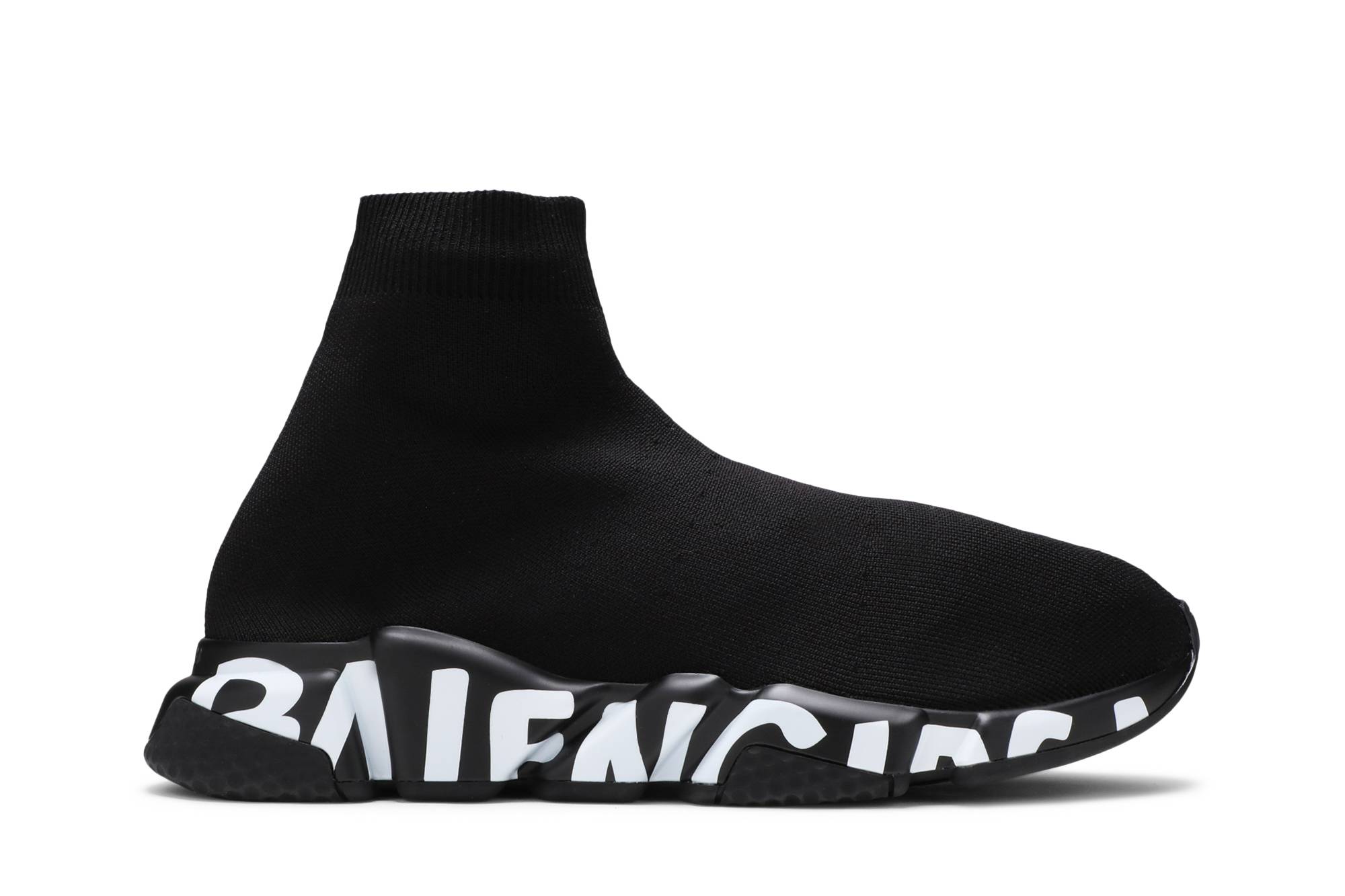 Balenciaga Speed Sneaker 'Midsole Graffiti - Black White' 645334-W2DB7-1006