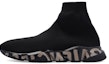 Buy Balenciaga Speed Sneaker 'Midsole Graffiti - Hitam Coklat Beige Gelap' 645334-W2DB7-1910