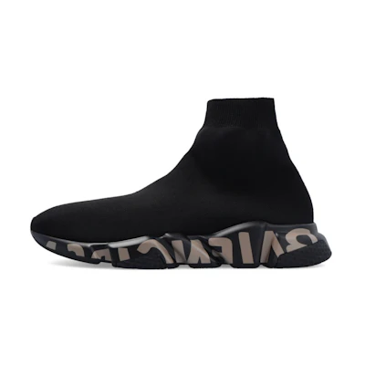 Balenciaga Speed Sneaker 'Midsole Graffiti - Black Dark Beige'