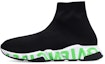 Buy Balenciaga Speed Sneaker 'Midsole Graffiti - Black Green' 645334-W2DBN-1935