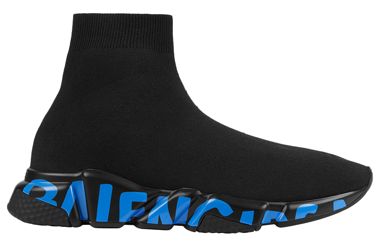 Order バレンシアガ スピード スニーカー "落書き" 黒青
(Barenshiaga Supi-do Sunika "Rakugaki" Kuro Ao) 645334-W2DB7-1140