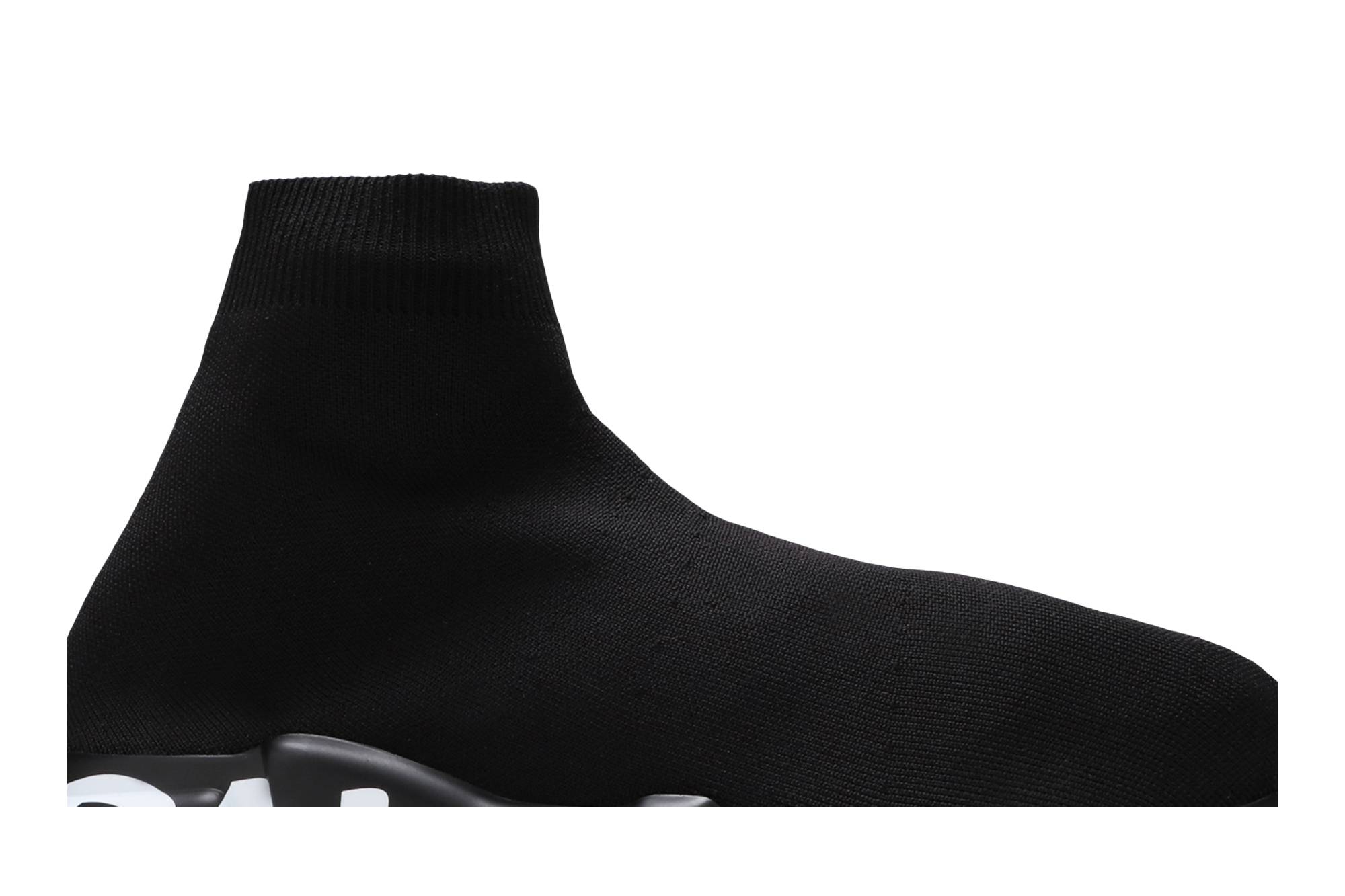 Order バレンシアガ スピード スニーカー "落書き" (黒白) 645334-W2DB7-1006