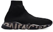 Order Balenciaga Speed Sneaker 'Midsole Graffiti - Hitam Coklat Beige Gelap' 645334-W2DB7-1910